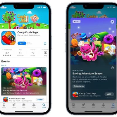 Su App Store arrivano i primi eventi in-app