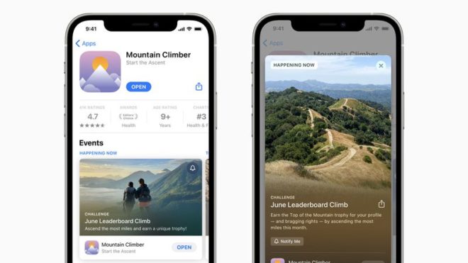 Apple sta per lanciare gli eventi in-app su App Store