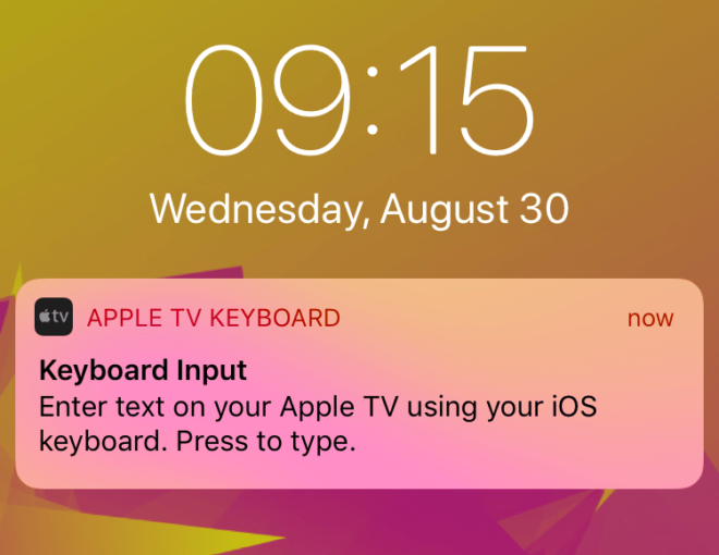iOS 15.1 consente (nuovamente) di disabilitare le notifiche della tastiera di Apple TV e Apple Watch