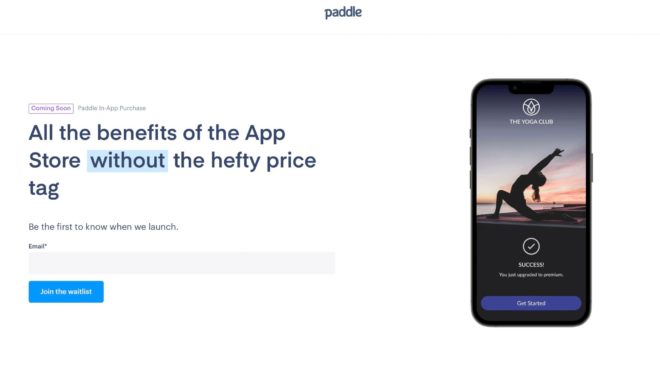 Paddle: ecco la prima “alternativa” al sistema di acquisto in-app di Apple