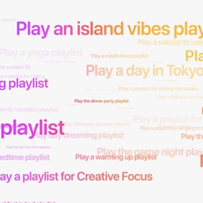 Apple Music lancia le nuove playlist dedicate ad attività e stati d’animo