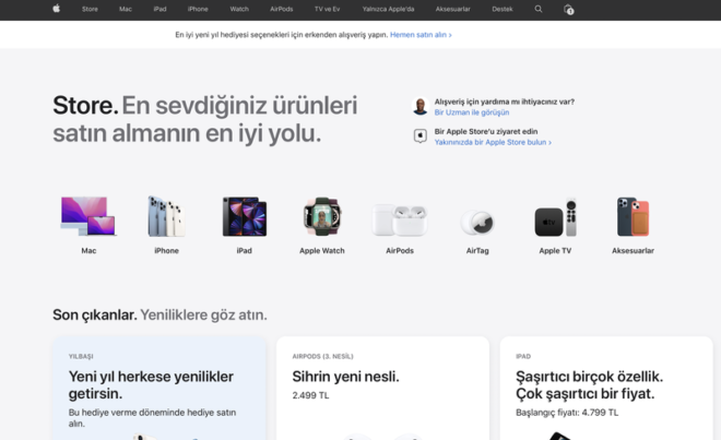 Apple riattiva le vendite in Turchia e aumenta i prezzi di tutti i prodotti
