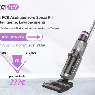 La scopa elettrica senza fili Eureka FC9 “wet&dry” è in sconto su eBay