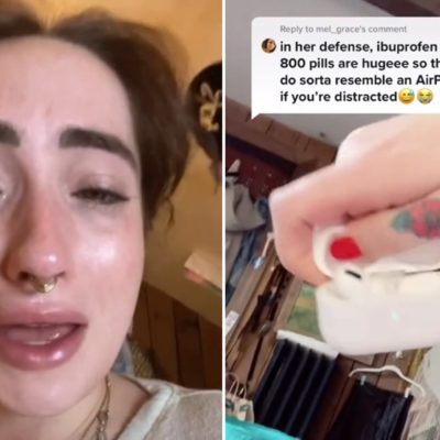 Scambia un AirPods per ibuprofene e lo ingoia