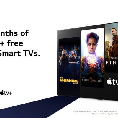 LG offre tre mesi gratuiti di Apple TV+ per chi acquista una Smart TV