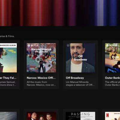 Spotify lancia l’hub ufficiale dedicato a Netflix
