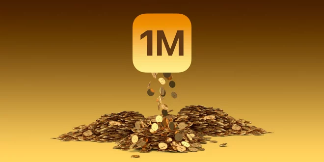 Cresce il numero di sviluppatori App Store che supera il milione di dollari di fatturato