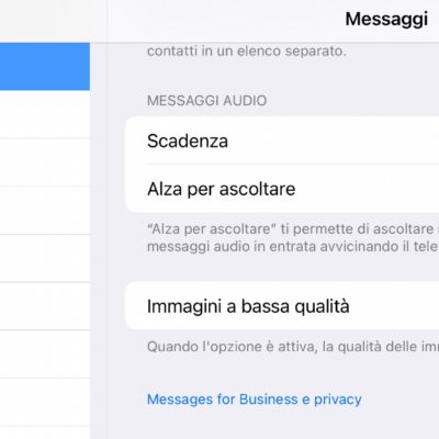 iMessage, ecco come risparmiare dati con l’opzione “Immagini a bassa qualità”