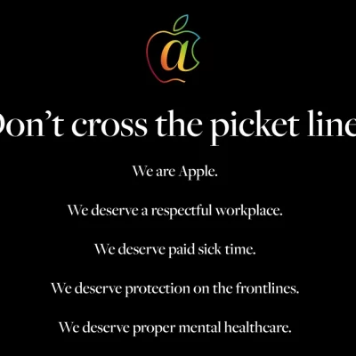 Alcuni dipendenti Apple scioperano alla vigilia di Natale