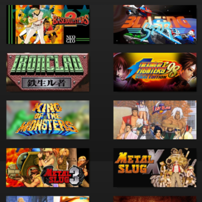 NEO GEO, tre titoli storici ritornano su App Store