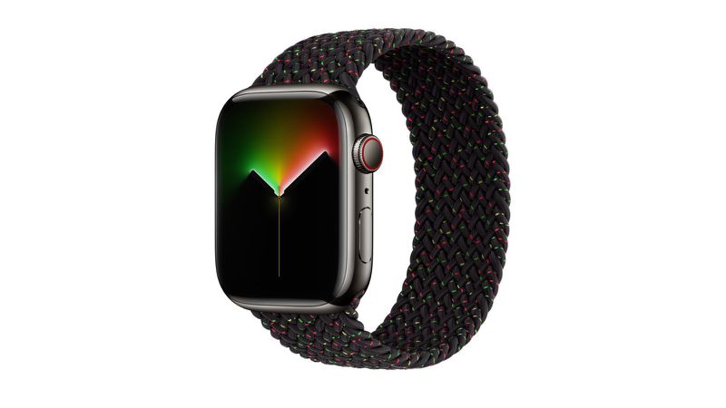 Black Unity Braided Solo Loop apple watch