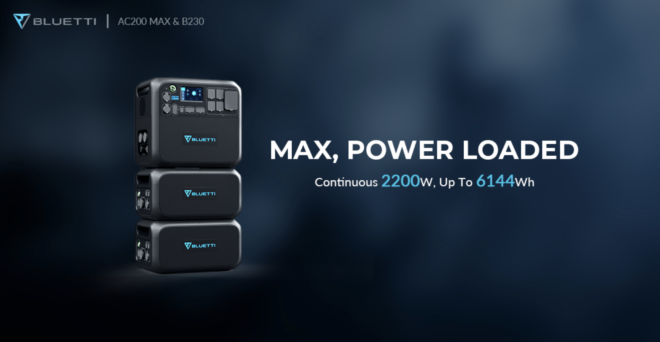 Bluetti lancia in Europa le power station modulari AC200Max e AC300