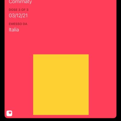 iOS 15.4 porta il certificato vaccinale in Wallet