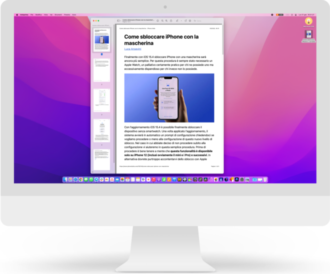 Unire Pdf Su Mac Con Anteprima Ecco Come Fare Iphone Italia