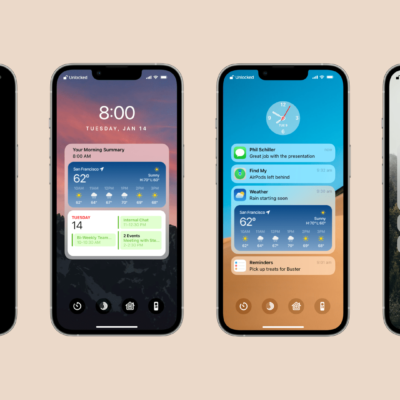 La nuova lockscreen di iOS immaginata in un concept