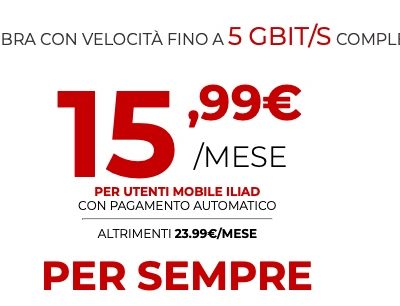 La Fibra di iliad a 15,99€ al mese, ecco come attivare l’offerta