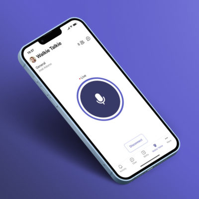 Microsoft Teams può trasformare il tuo iPhone in un walkie talkie