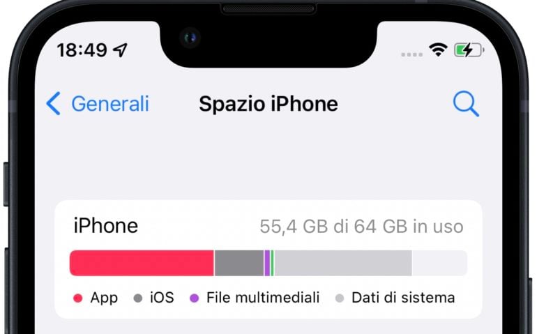 storage iphone