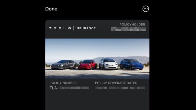 Su Apple Wallet ora è possibile aggiungere la polizza Tesla Insurance