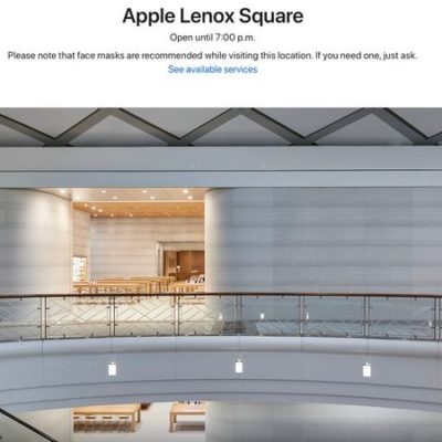 Apple Store: mascherine non più necessarie negli Stati uniti