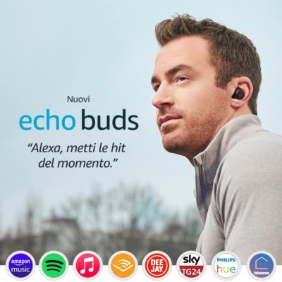 Amazon lancia i nuovi Echo Buds di seconda generazione con ANC e Alexa