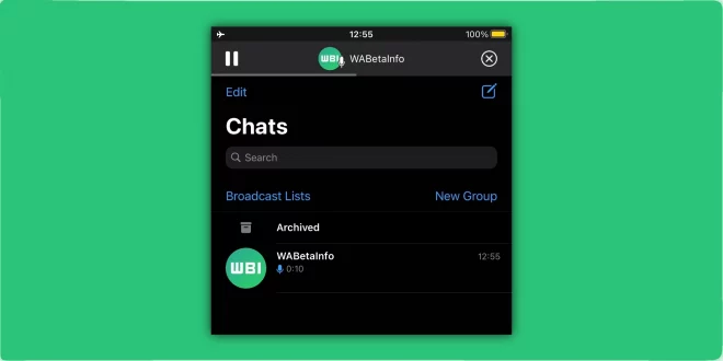 WhatsApp si aggiorna con una novità per i messaggi vocali