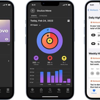I dati fitness di Oculus Quest 2 arrivano sull’app Salute di Apple