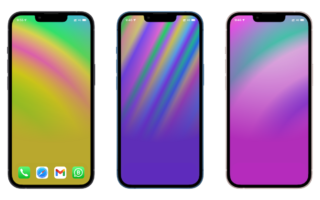 Wallpaper per rendere invisibile la dock di iPhone