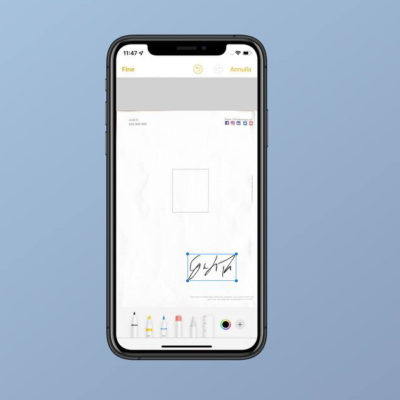 Come aggiungere una firma su iOS 15.4