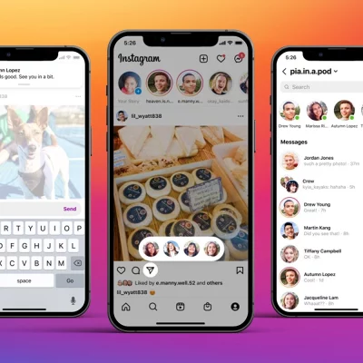 Instagram aggiorna i DM con tante novità