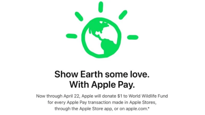 Apple celebra la giornata della terra con una nuova campagna donazioni