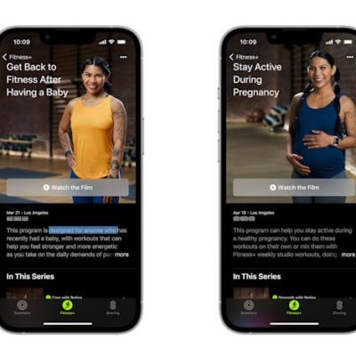 Su Apple Fitness+ arrivano gli allenamenti per le neomamme