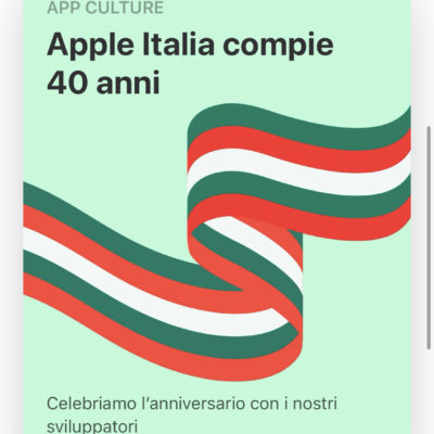 App Store celebra 40 anni di Apple in Italia
