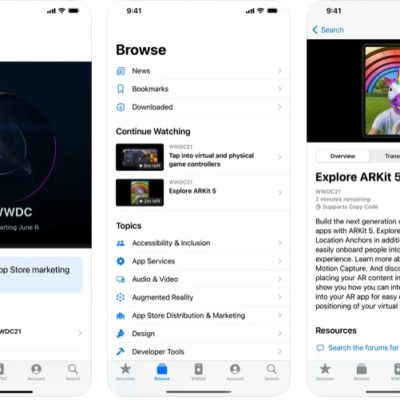L’app Apple Developer si aggiorna in vista della WWDC 2022