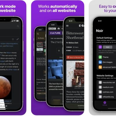 Noir, l’estensione Safari che porta la dark mode su tutti i siti Web
