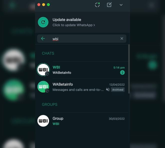 WhatsApp mostrerà gli aggiornamenti di stato nella lista chat