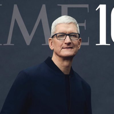 Tim Cook nella copertina di “Time 100” 2022
