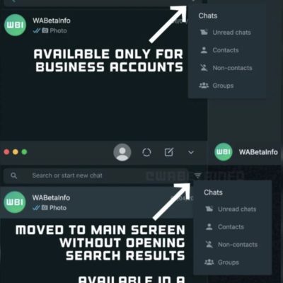 WhatsApp per iOS avrà i filtri delle chat