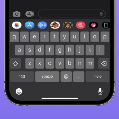 iOS 16, come attivare la vibrazione della tastiera
