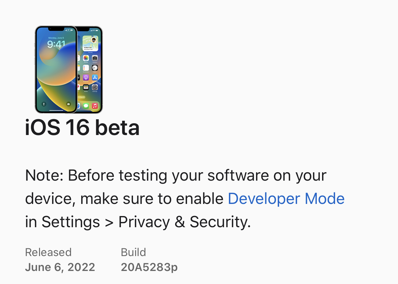 iOS-16-beta