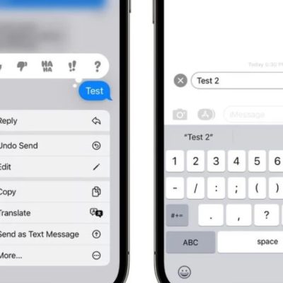 iOS 16, come modificare o anullare un iMessage inviato