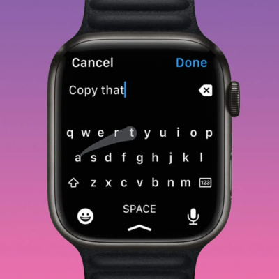 watchOS 9, la tastiera di Apple Watch Series 7 sarà disponibile anche in italiano e con QuickTypes