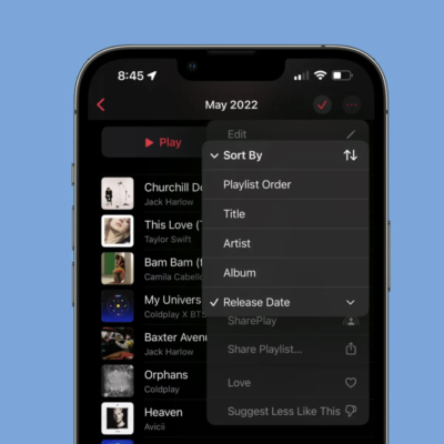 Apple Music su iOS 16: arrivano novità per playlist e schermata di blocco