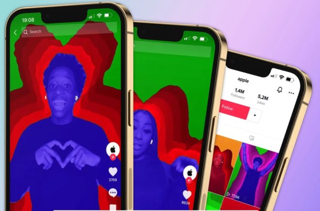 Apple lancia il filtro silhouette su TikTok