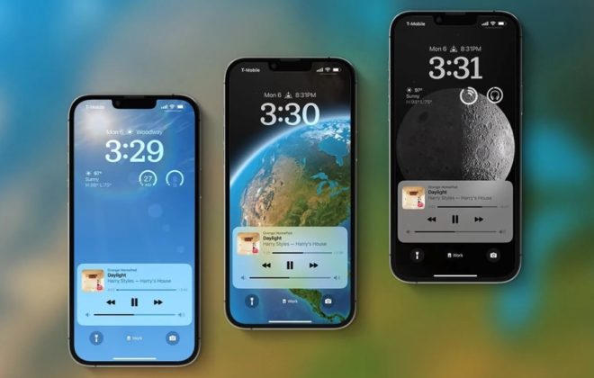 Con iOS 16 arrivano nuovi sfondi personalizzabili