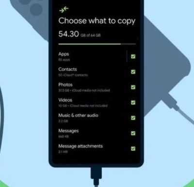 “Passa ad Android” su iOS supporta anche Android 12