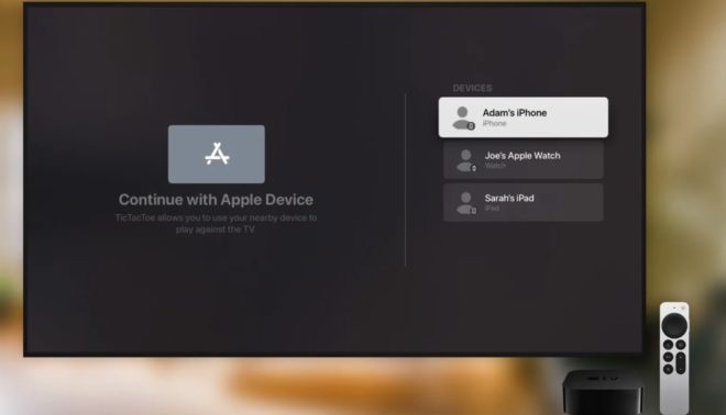 tvOS 16 aggiunge la connettività cross-device per le app di terze parti