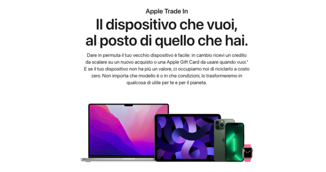 Apple Trade In, taglio ai prezzi per la permuta di iPhone, iPad, Mac ed Apple Watch usati