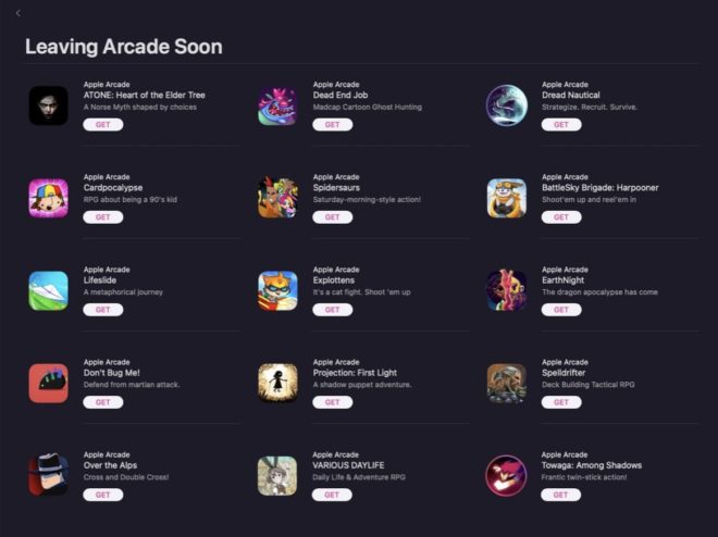 Ecco i 15 giochi che abbandoneranno Apple Arcade