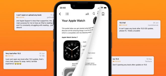 Apple Books, segnalati problemi su iOS 15.5